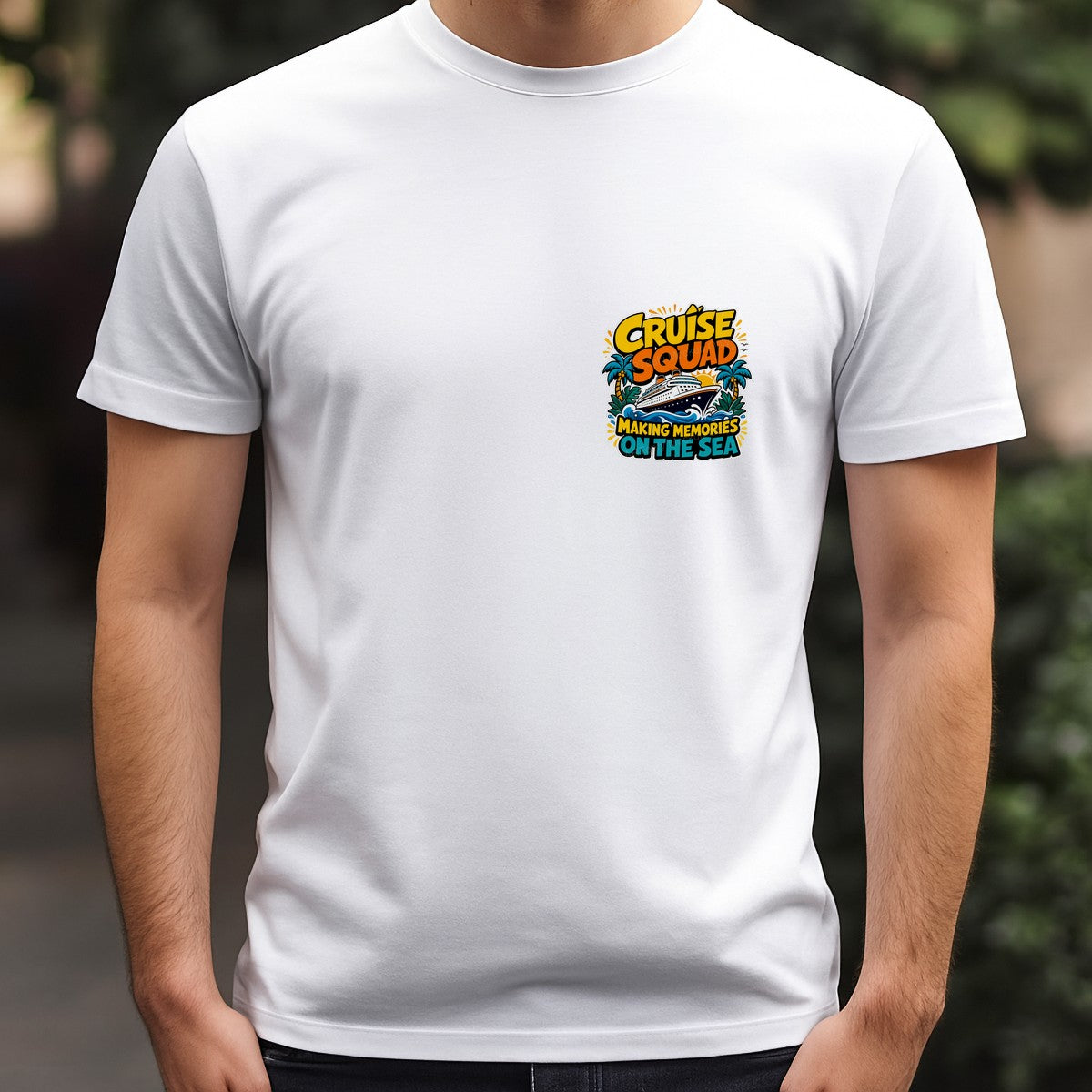 DTF Heat Transfer Cruise Squad Making Memories on the Sea Cruise Ship Graphic for T Shirts Hoodies and Vacation Apparel - 5