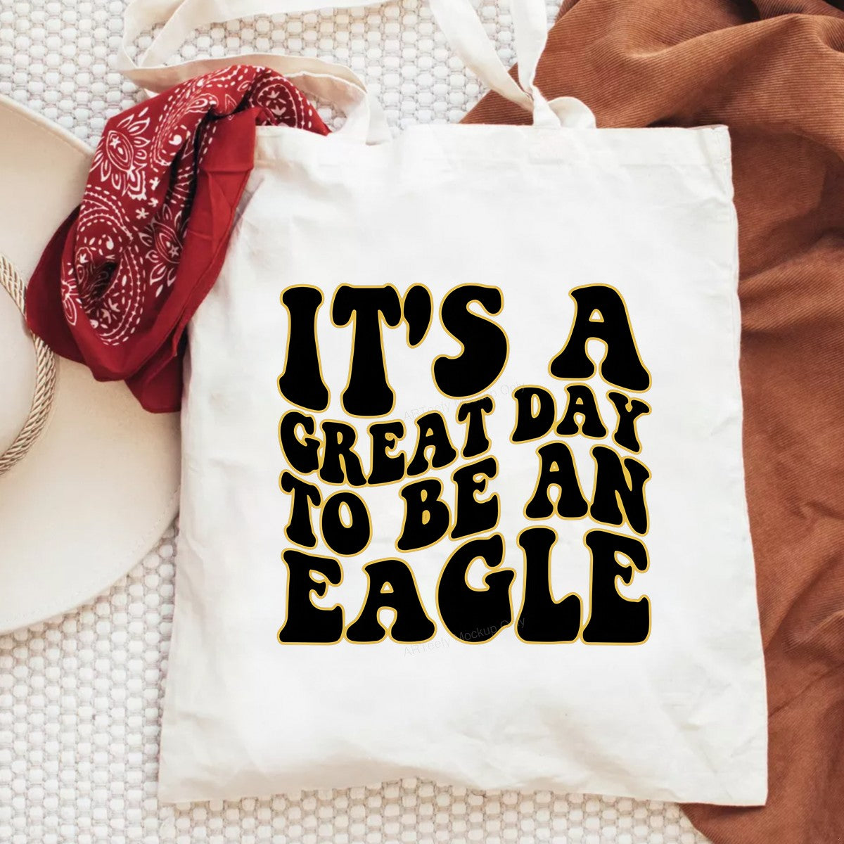 DTF Heat Transfer Iron On Sticker Iron On Transfers for T Shirts Bold Eagle Inspired Motivational Lettering for School Spirit Apparel Local Warehouse - 6