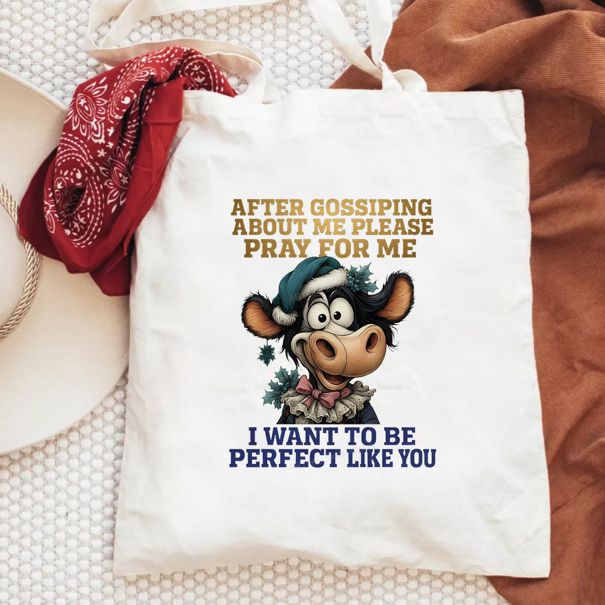 DTF Heat Transfer Iron On Sticker Iron On Transfers for T Shirts Funny Cow Cartoon Character Inspired Design Christmas Holiday Theme Local Warehouse - 6