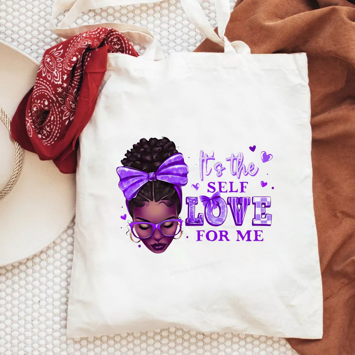 DTF Heat Transfer Iron On Sticker Iron On Transfers for T Shirts Purple Bow Self Love Lettering Designs for Apparel Halloween Clearance - 6