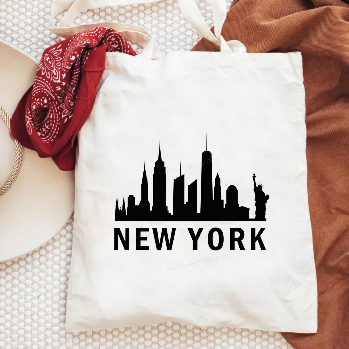DTF Heat Transfer Iron On Sticker DTF Transfers Ready to Press New York City Skyline Iron On Designs for T Shirts Hoodies Local Warehouse - 6