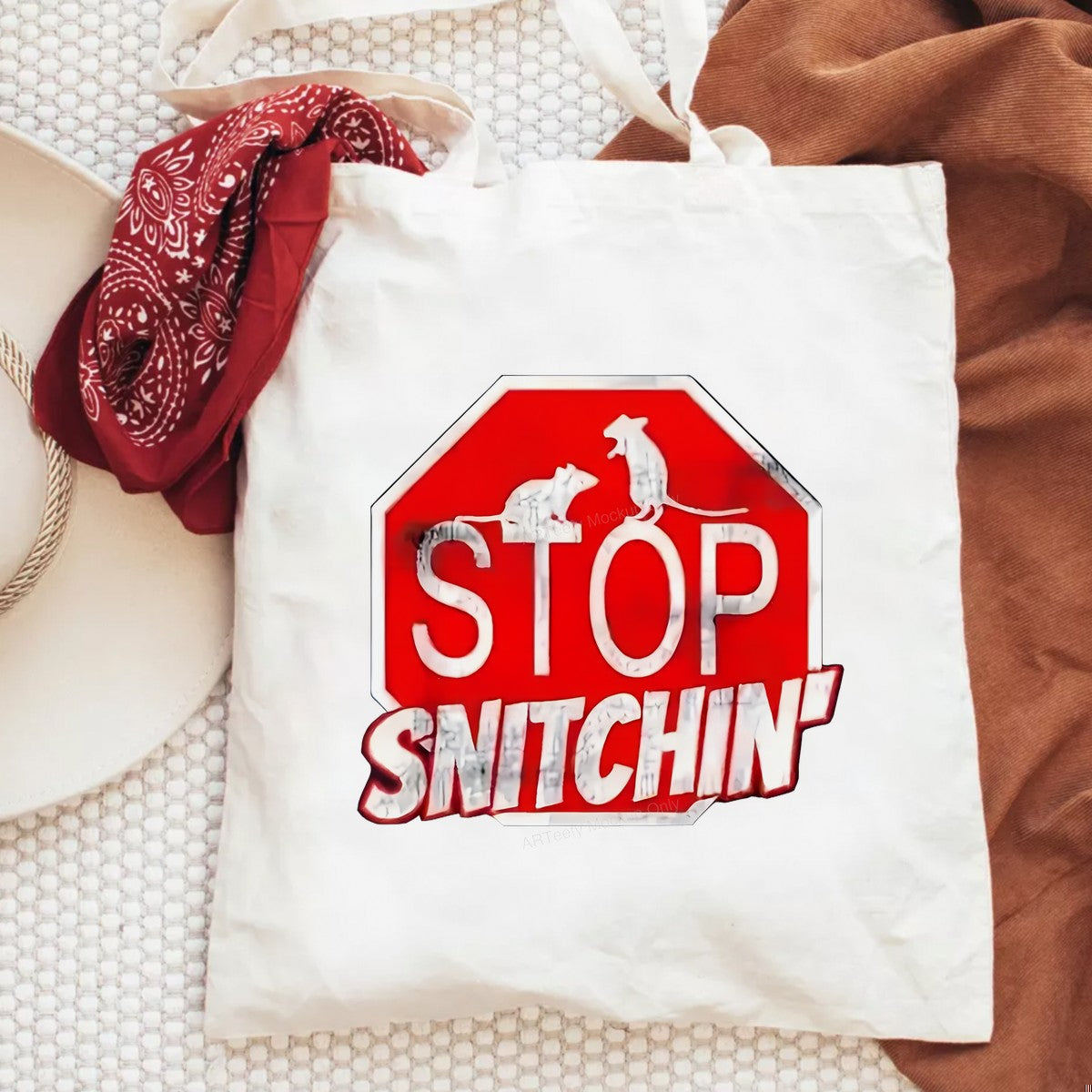 DTF Heat Transfer Iron On Sticker Stop Snitchin Design for T Shirts Hoodies Local Warehouse - 6
