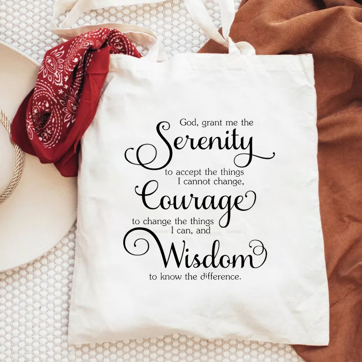 DTF Heat Transfer Iron On Sticker Iron On Heat Transfers Serenity Courage Wisdom Inspirational Quotes for Apparel Home Decor Local Warehouse - 6