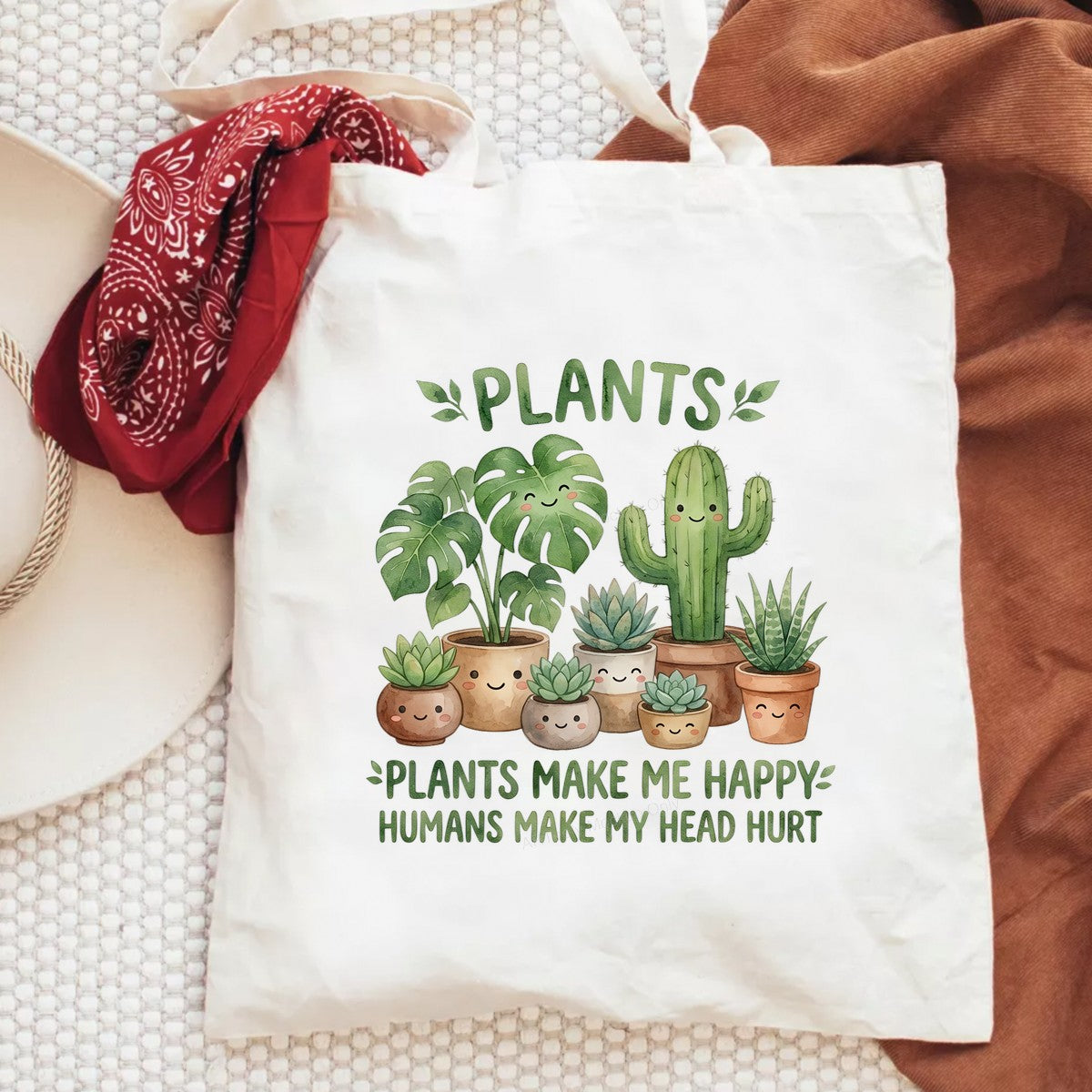 DTF Heat Transfer Iron On Sticker Iron On Heat Transfers Plant Design Cute Happy Succulents for T Shirts Hoodies Local Warehouse - 6