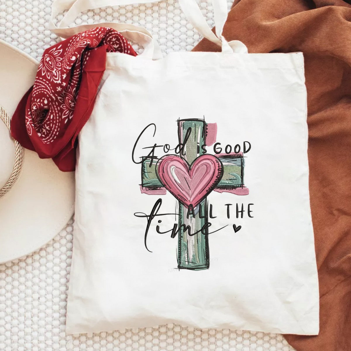 DTF Heat Transfer Iron On Sticker Iron On Heat Transfers Heart Cross Religious Design for T Shirts Hoodies Local Warehouse - 6