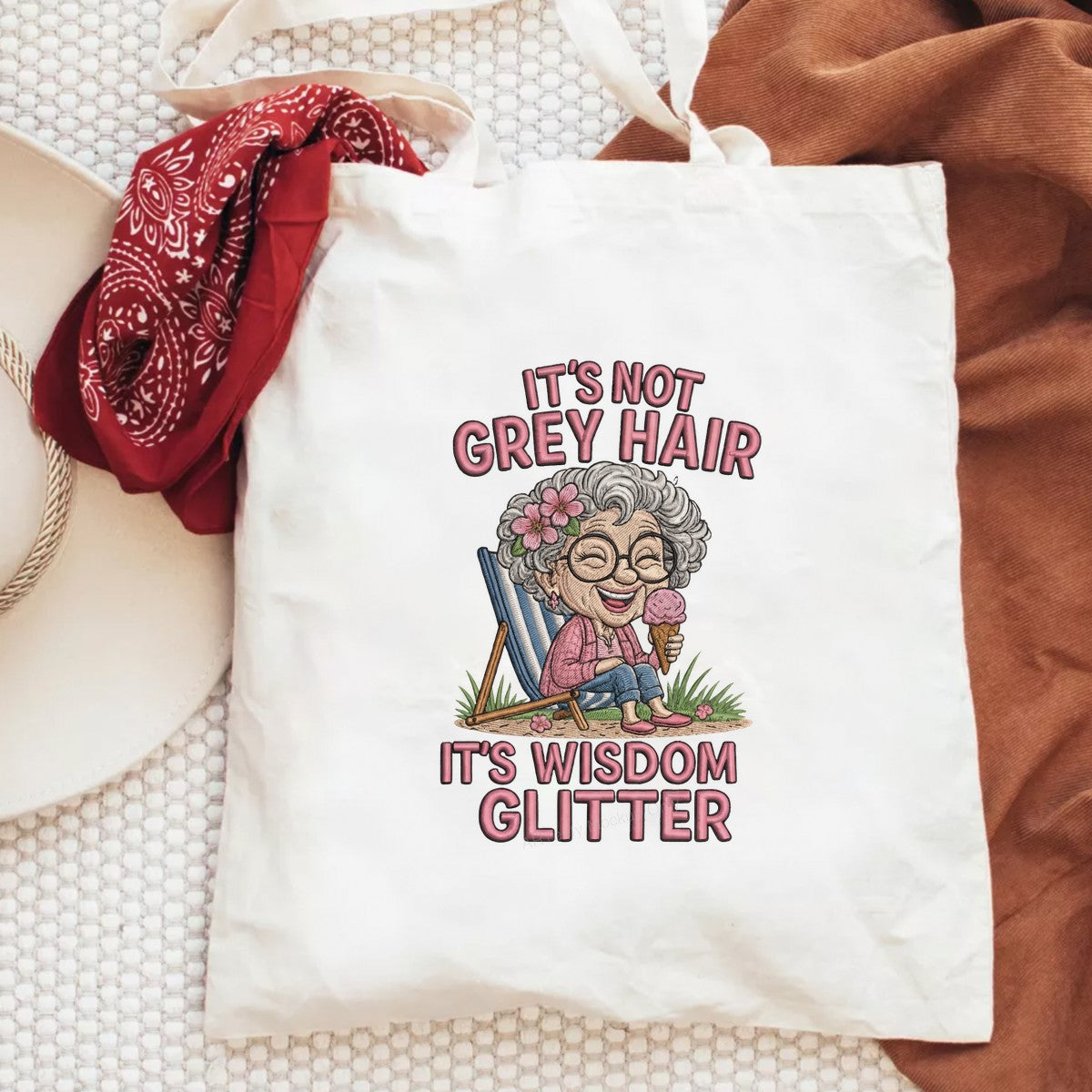 DTF Heat Transfer Iron On Sticker Iron On Transfers for T Shirts Vintage Wisdom Glitter Design for Apparel Local Warehouse - 6