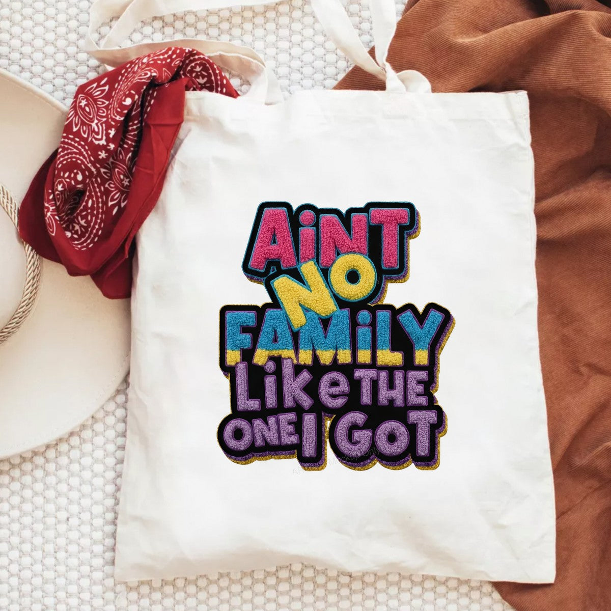 DTF Heat Transfer Iron On Sticker Iron On Heat Transfers Colorful Family Lettering for Apparel Bags Jackets Local Warehouse - 6