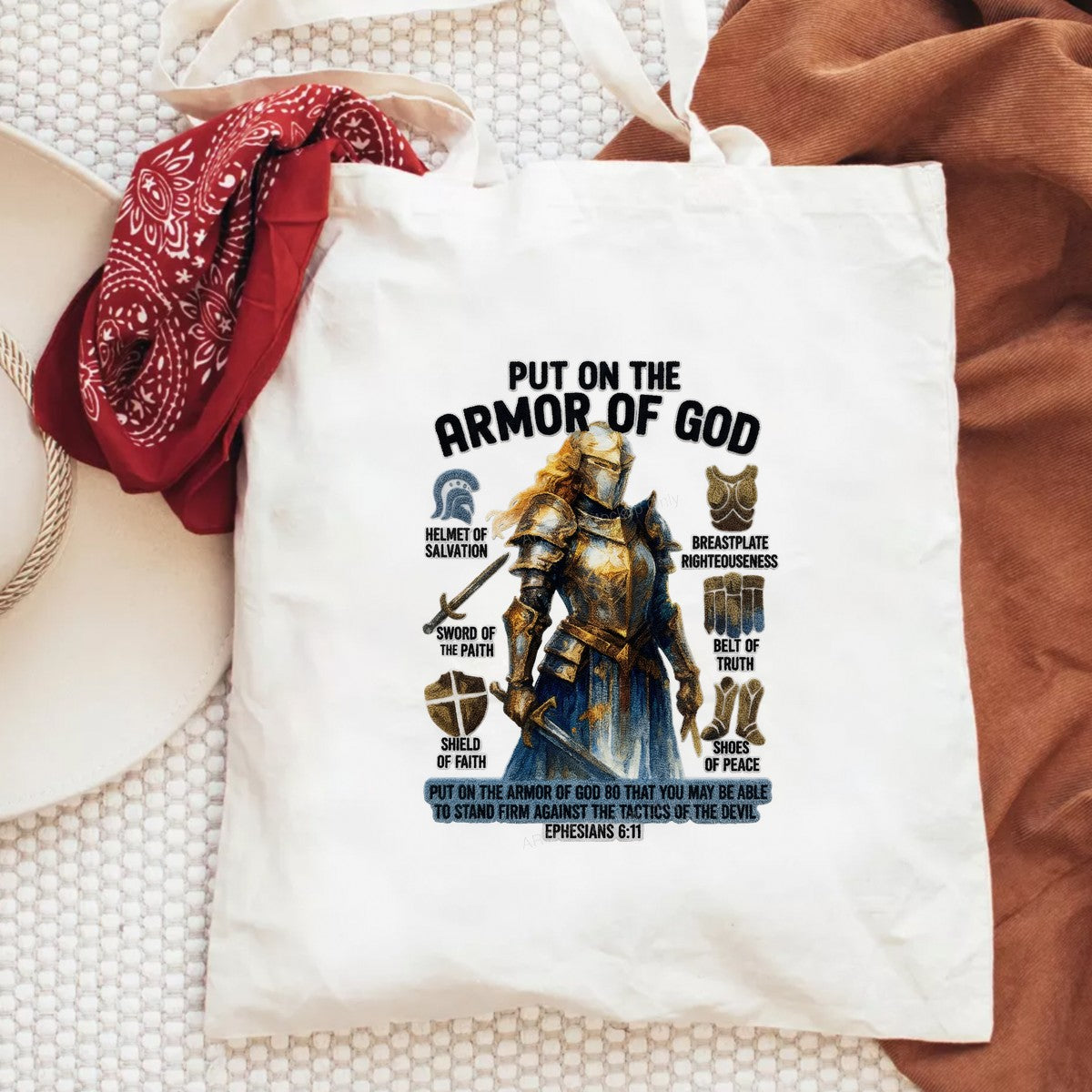 DTF Heat Transfer Iron On Sticker Iron On Heat Transfers Armor of God Design Faith Inspired Apparel for T Shirts Hoodies Clearance - 6