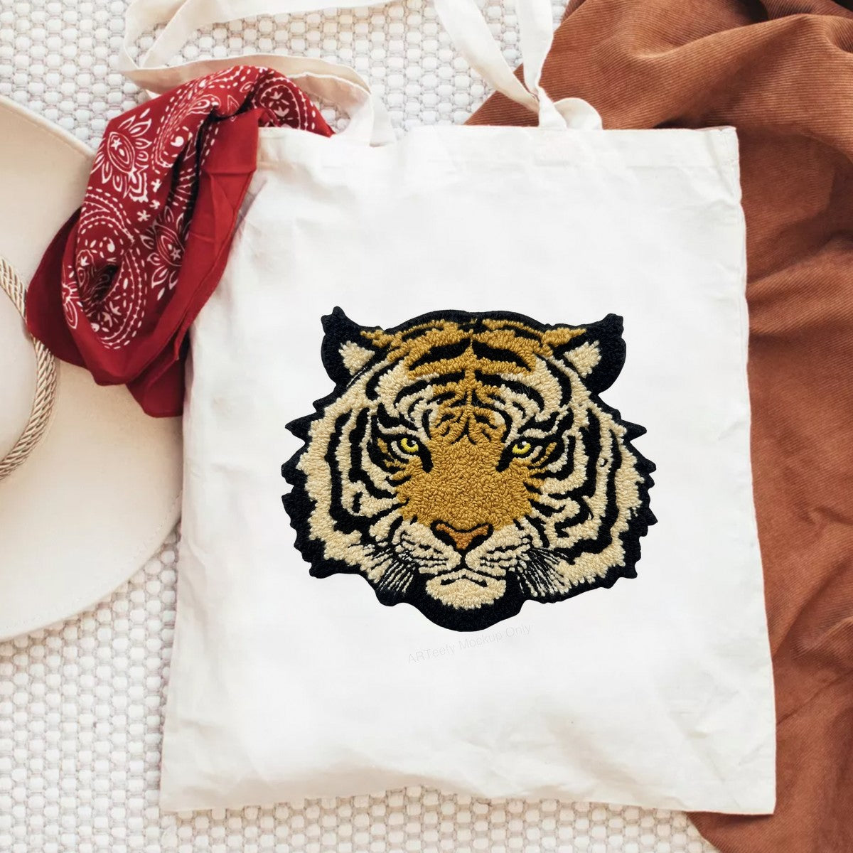 DTF Heat Transfer Iron On Sticker Iron On Heat Transfers Tiger Design for T Shirts Hoodies Sports Team Inspired Clearance - 6