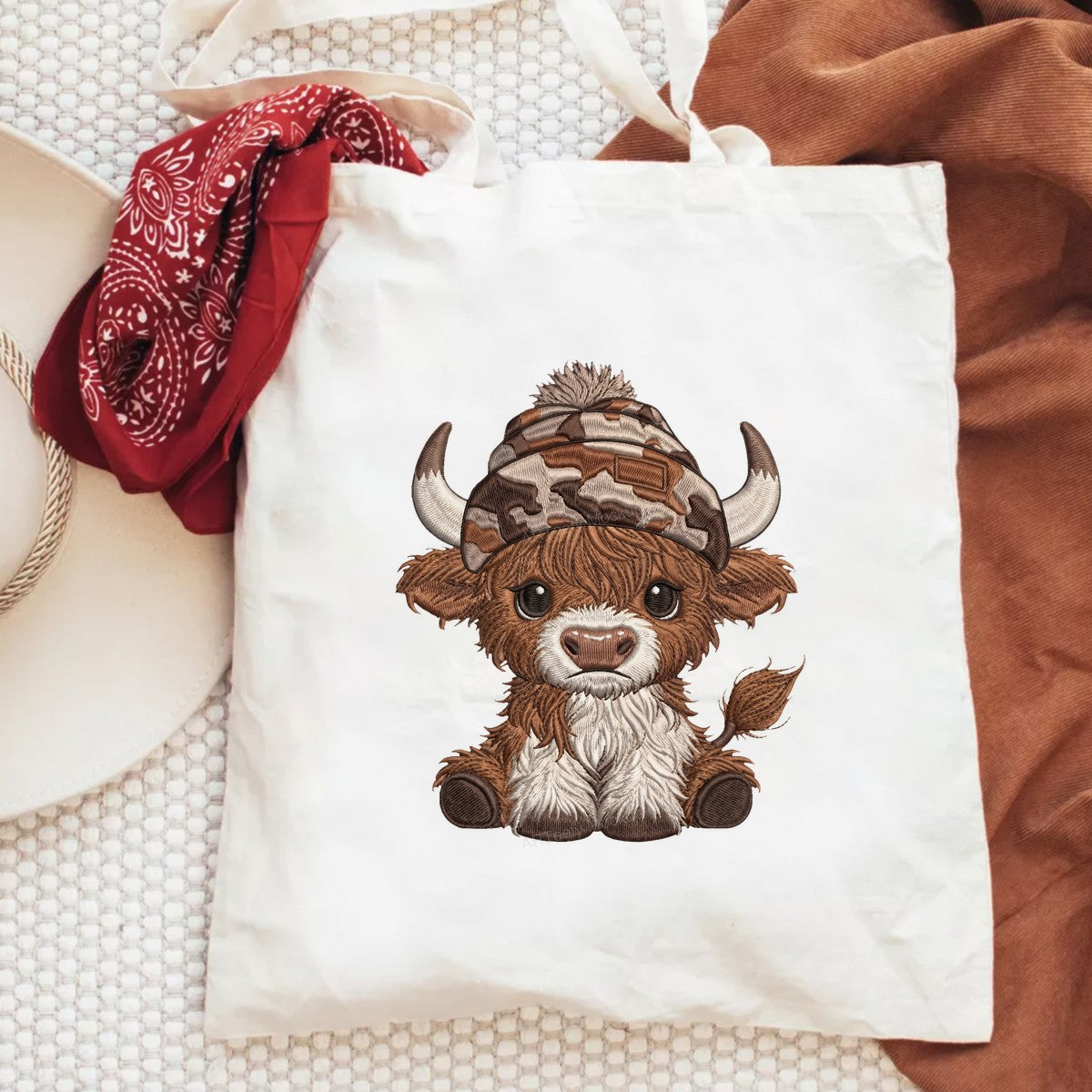 DTF Heat Transfer Iron On Sticker Iron On Transfers for T Shirts Cute Highland Cow Design for Fall Apparel Local Warehouse - 6
