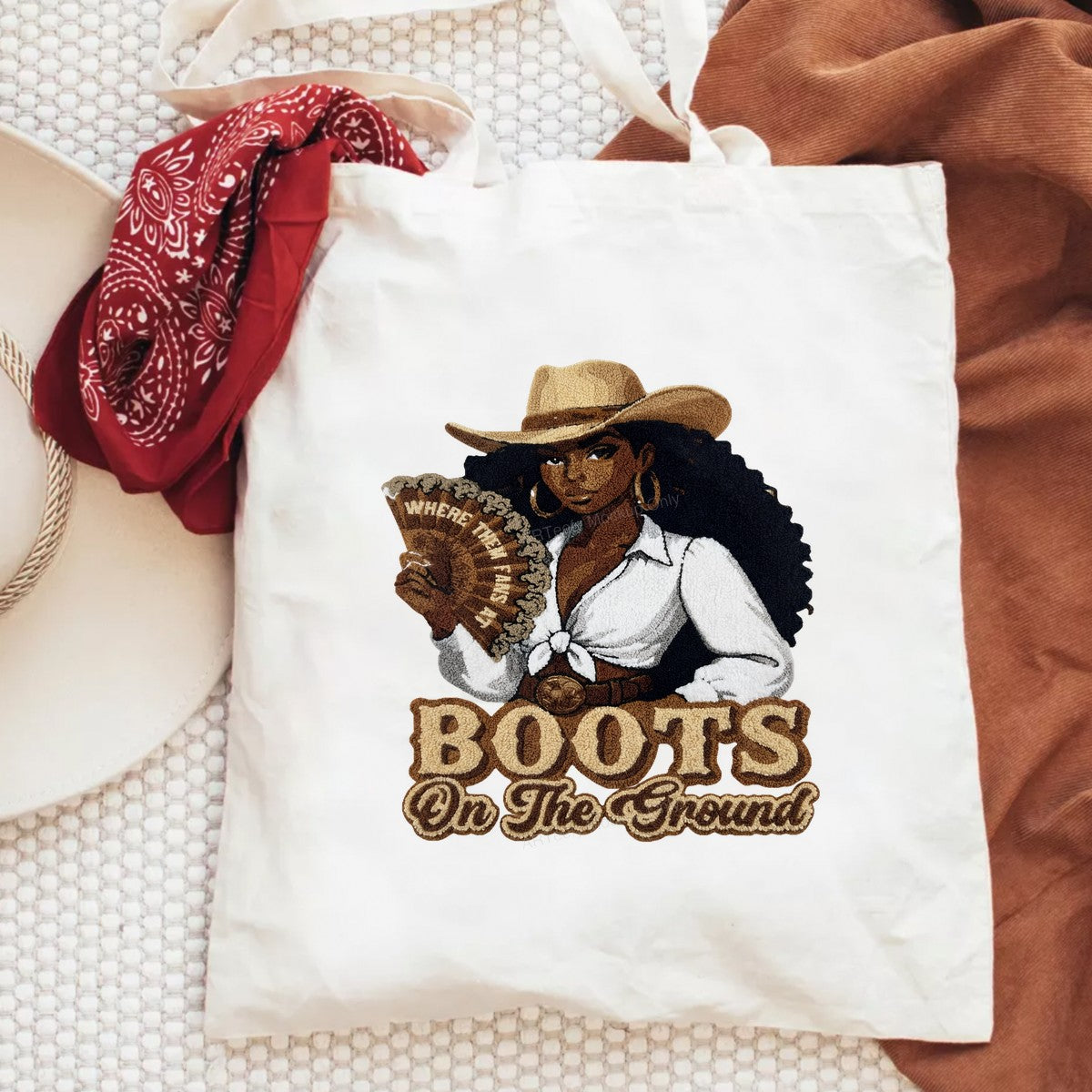 DTF Heat Transfer Iron On Sticker Iron On Transfers for T Shirts Western Cowgirl Style Boots On The Ground Design for Apparel Jackets Clearance Local Warehouse - 6