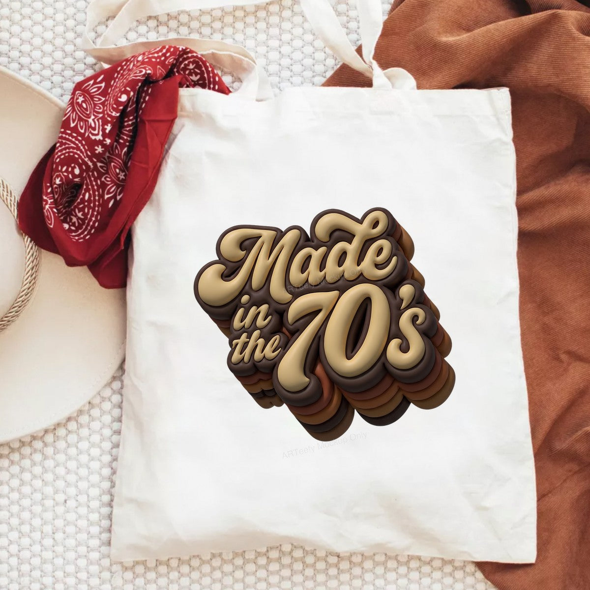 DTF Heat Transfer Iron On Sticker Iron On Heat Transfers Retro 70s Style Vintage Lettering for T Shirts Hoodies Clearance - 6