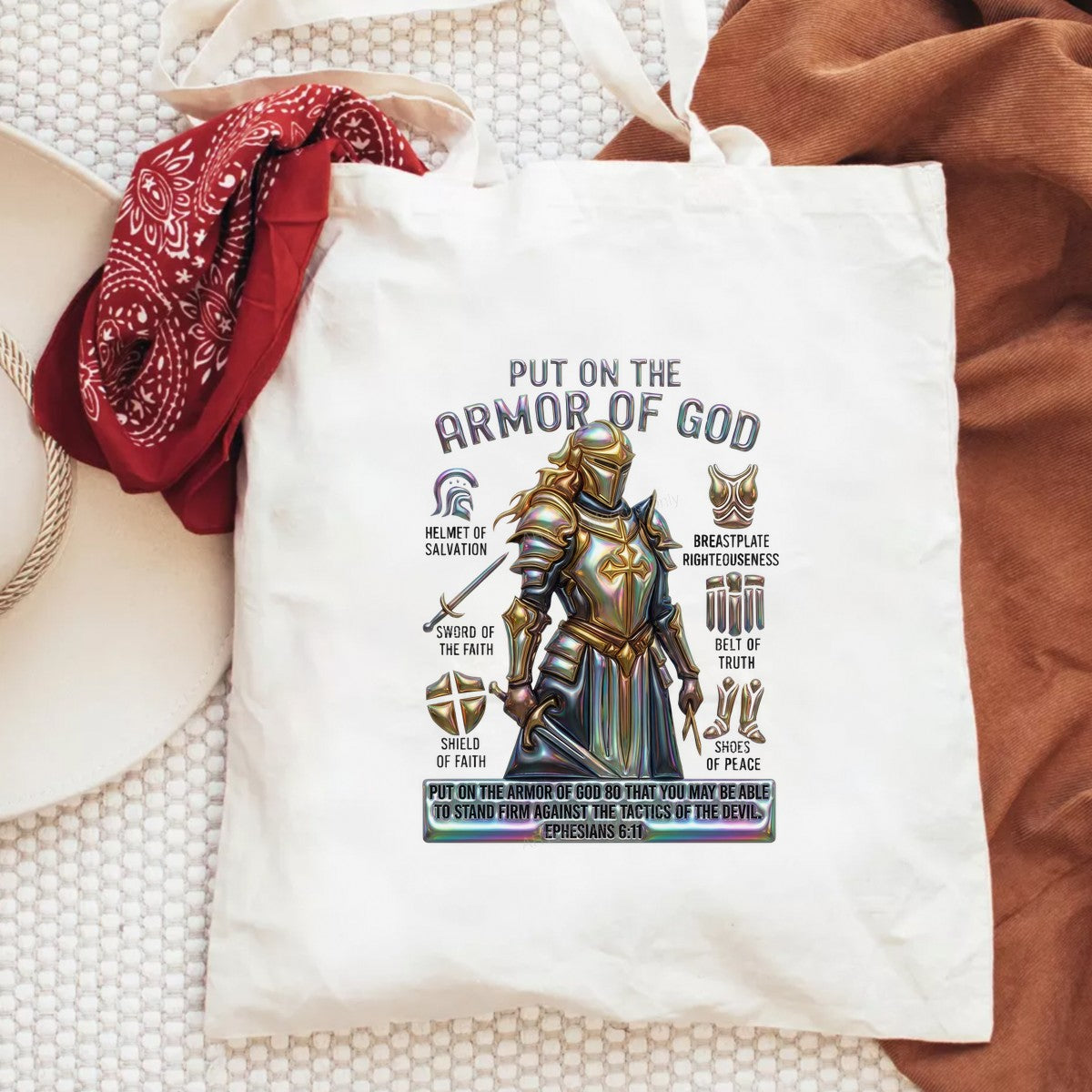 DTF Heat Transfer Iron On Sticker Iron On Heat Transfers Armor of God Design Faith Based Apparel for Spiritual Gifts Clearance - 6