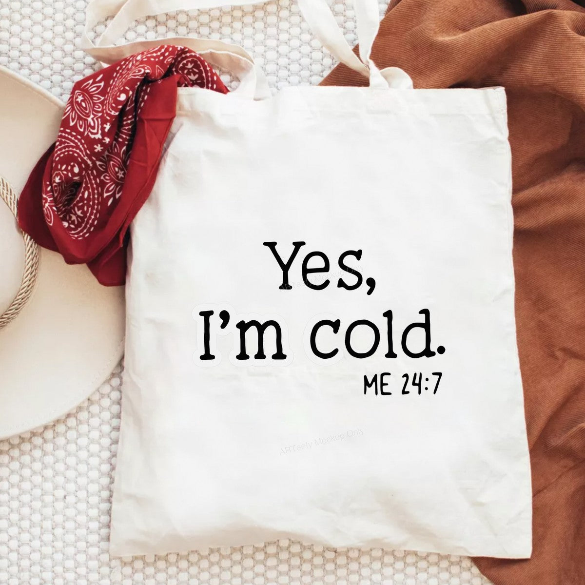 DTF Heat Transfer Iron On Sticker Iron On Heat Transfers Black Lettering Yes I Am Cold Design for Casual Wear T Shirts Hoodies Clearance - 6