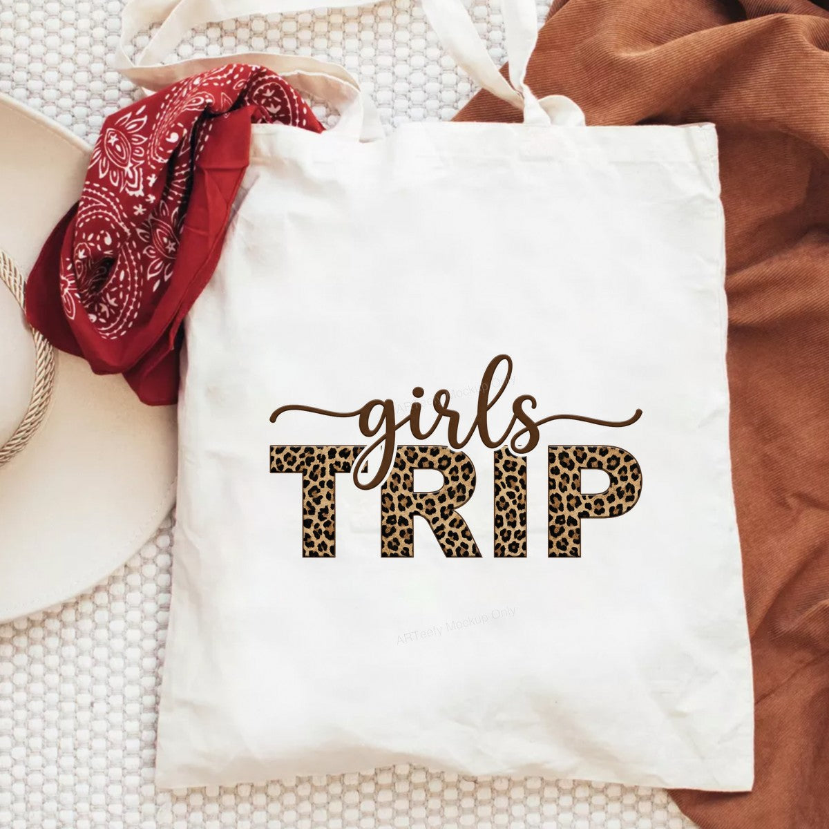 DTF Heat Transfer Iron On Sticker Iron On Heat Transfers Leopard Print Girls Trip Design for T Shirts Hoodies Clearance - 6