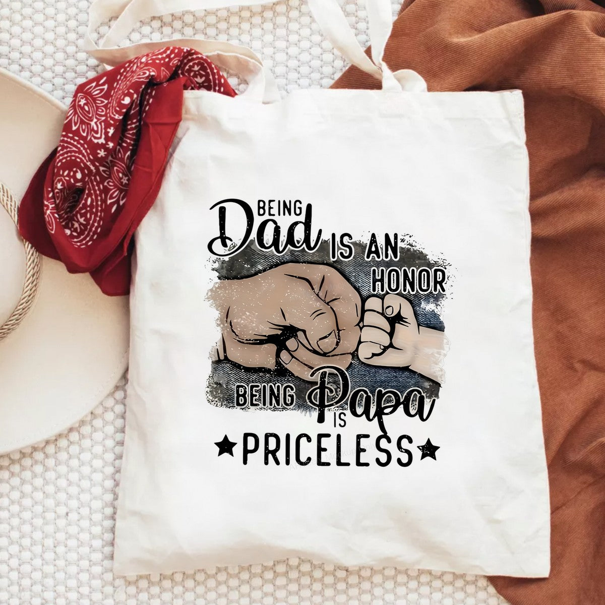 DTF Heat Transfer Iron On Sticker Iron On Heat Transfers Being Dad Is An Honor Graphic for Father Day Gifts T Shirts Clearance - 6