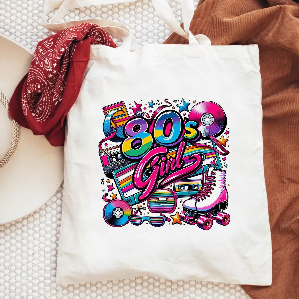 DTF Heat Transfer Iron On Sticker Iron On Heat Transfers Retro 80s Style Neon Colors for T Shirts Jackets Local Warehouse - 6