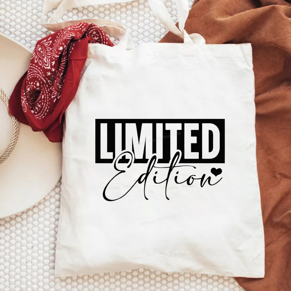Iron On Transfer Limited Edition Heart Graphic for T Shirts and Hoodies - 6