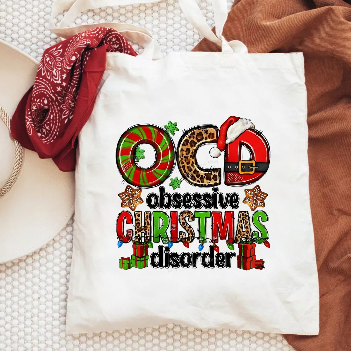 DTF Heat Transfer Iron On Sticker Iron On Heat Transfers Festive Christmas Letters Leopard Snowflakes for Holiday T Shirts Seasonal Clearance - 6