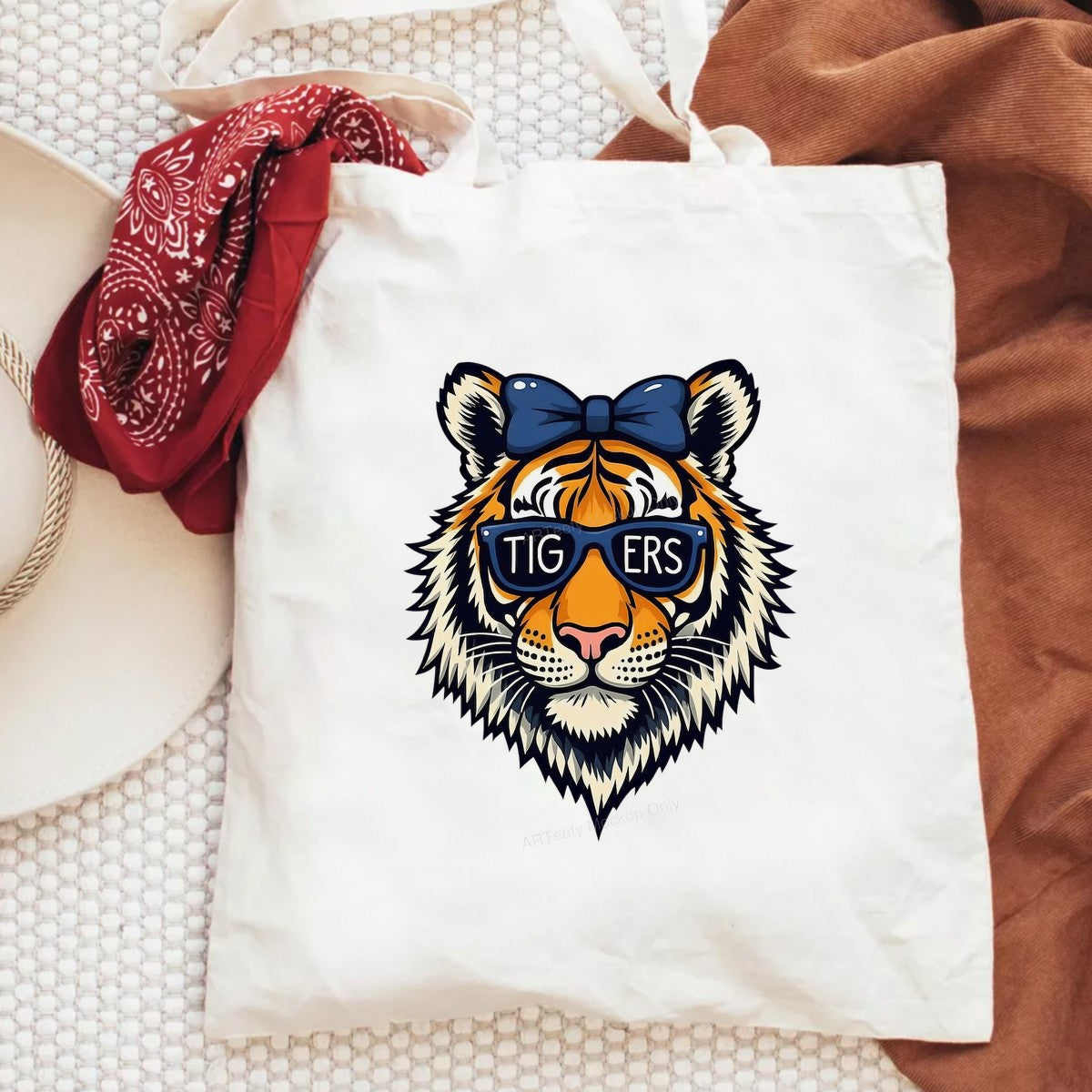DTF Heat Transfer Iron On Sticker Iron On Heat Transfers Tiger Design Sunglasses Style for Apparel Bags Jackets Local Warehouse - 6
