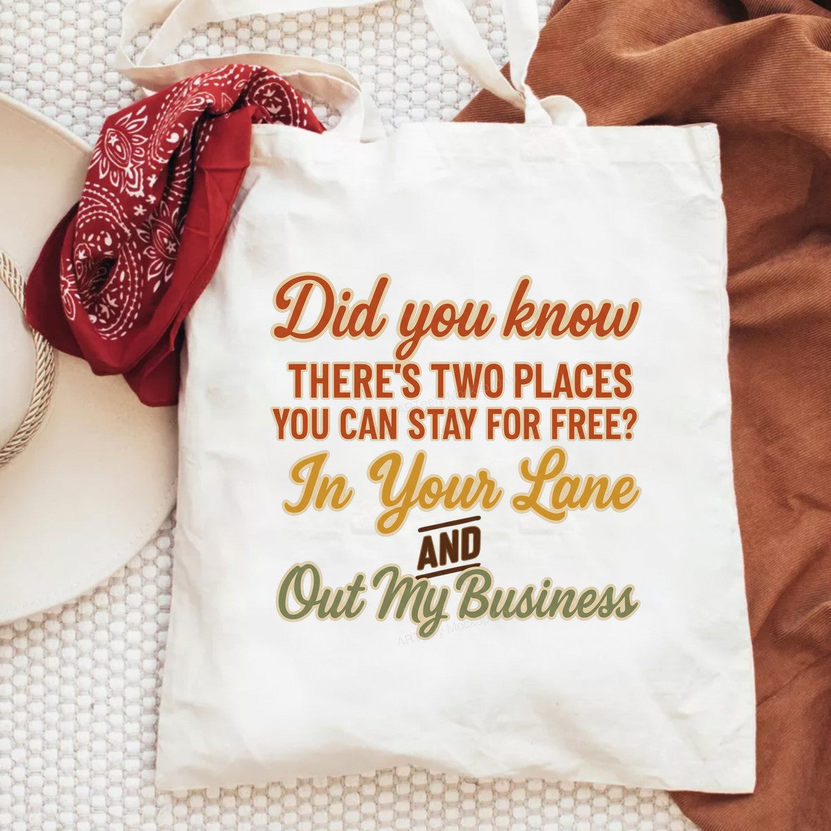 Funny Graphic Transfer Did You Know In Your Lane Out My Business Retro Quote for T Shirts Hoodies and Tote Bags - 6