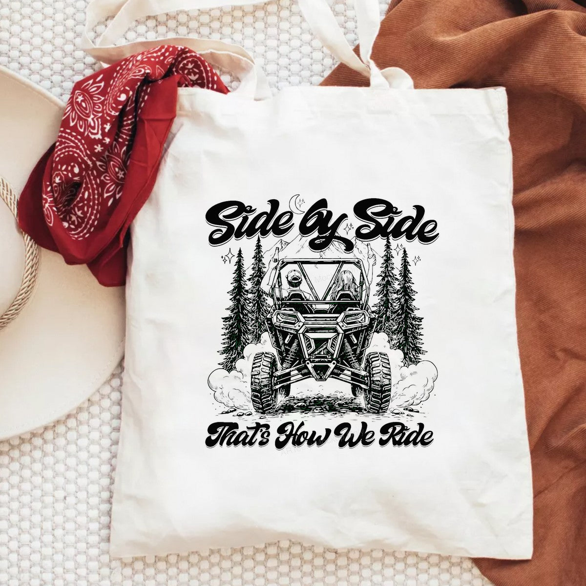 DTF Transfer Side by Side That’s How We Ride Off Road UTV Graphic for T Shirts Hoodies and Outdoor Apparel - 6