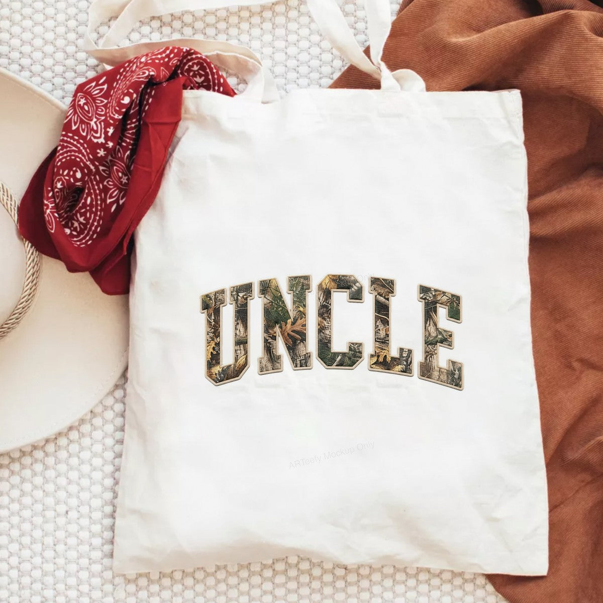 Heat Transfer Patch UNCLE Camouflage Letter Graphic for T Shirts Hoodies and Gifts - 6