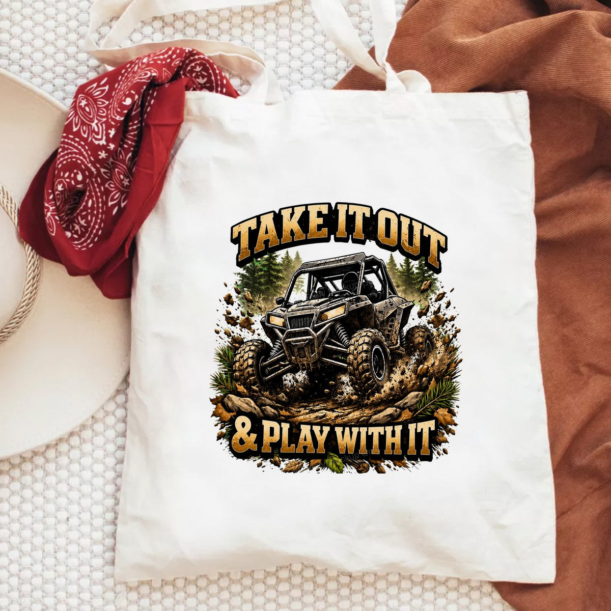 DTF Transfer Take It Out And Play With It Off Road ATV Graphic for T Shirts Hoodies and Casual Wear - 6