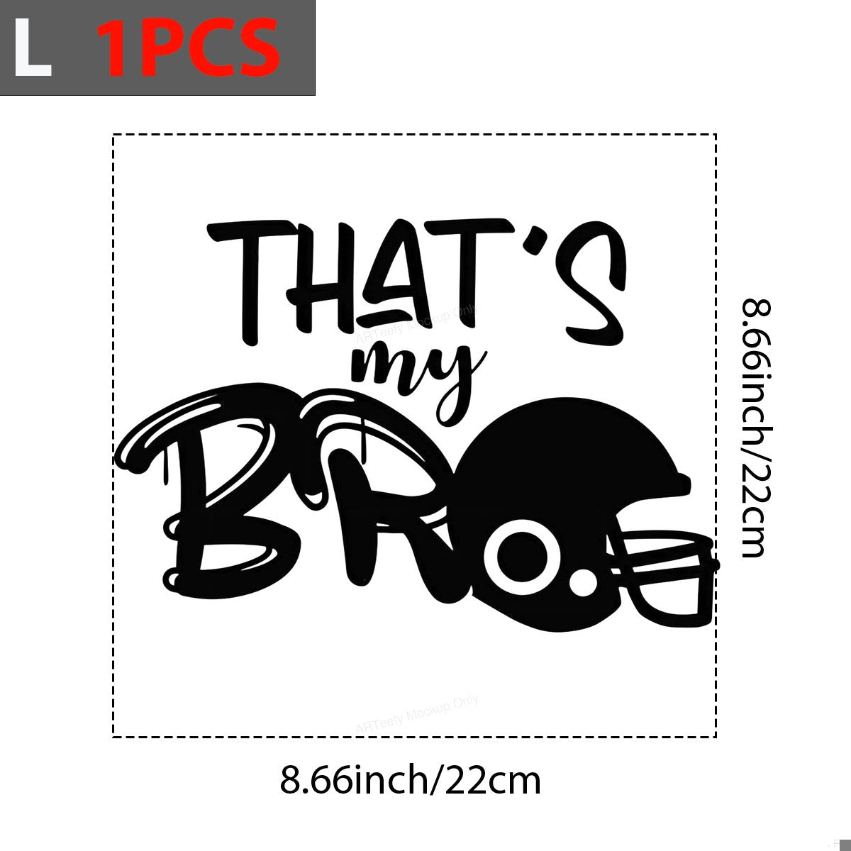 DTF Heat Transfer Iron On Sticker Iron On Transfers for T Shirts Football Helmet Design Sports Team Inspired Clearance Local Warehouse - 7