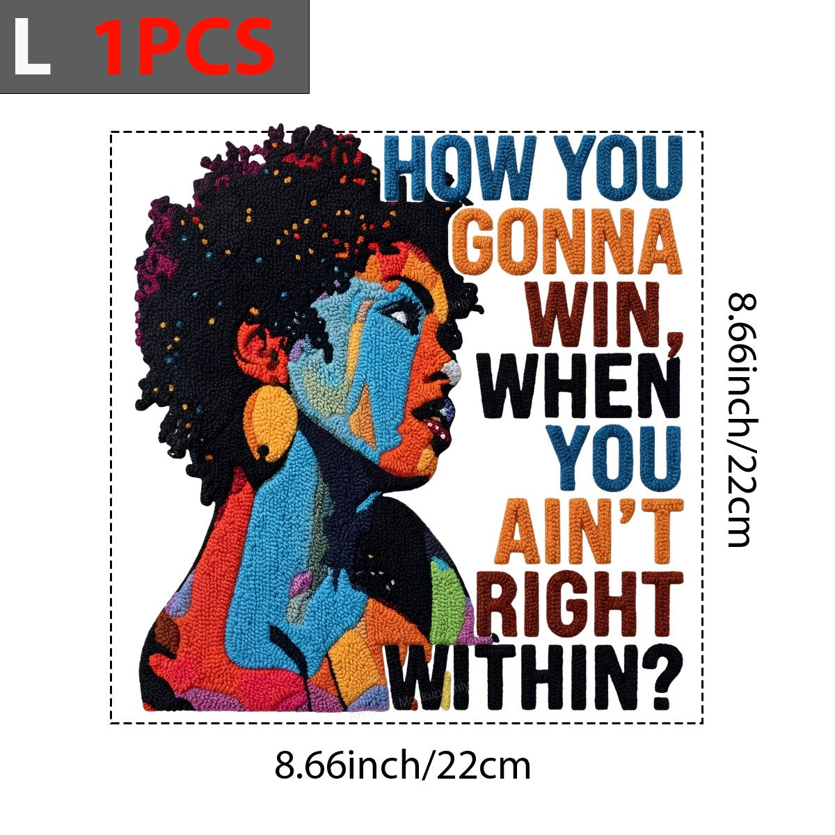 DTF Heat Transfer Iron On Sticker Iron On Transfers for T Shirts Inspirational Afrocentric Design for Apparel Black Friday Clearance - 7