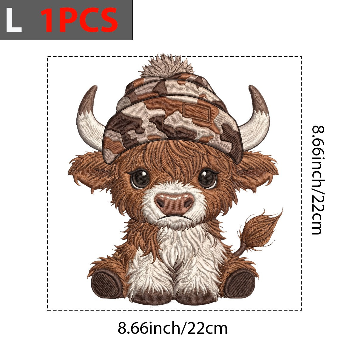 DTF Heat Transfer Iron On Sticker Iron On Transfers for T Shirts Cute Highland Cow Design for Fall Apparel Local Warehouse - 7