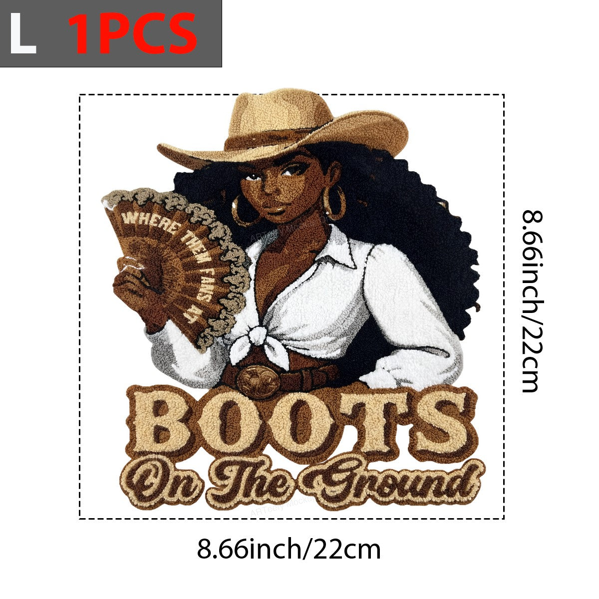 DTF Heat Transfer Iron On Sticker Iron On Transfers for T Shirts Western Cowgirl Style Boots On The Ground Design for Apparel Jackets Clearance Local Warehouse - 7