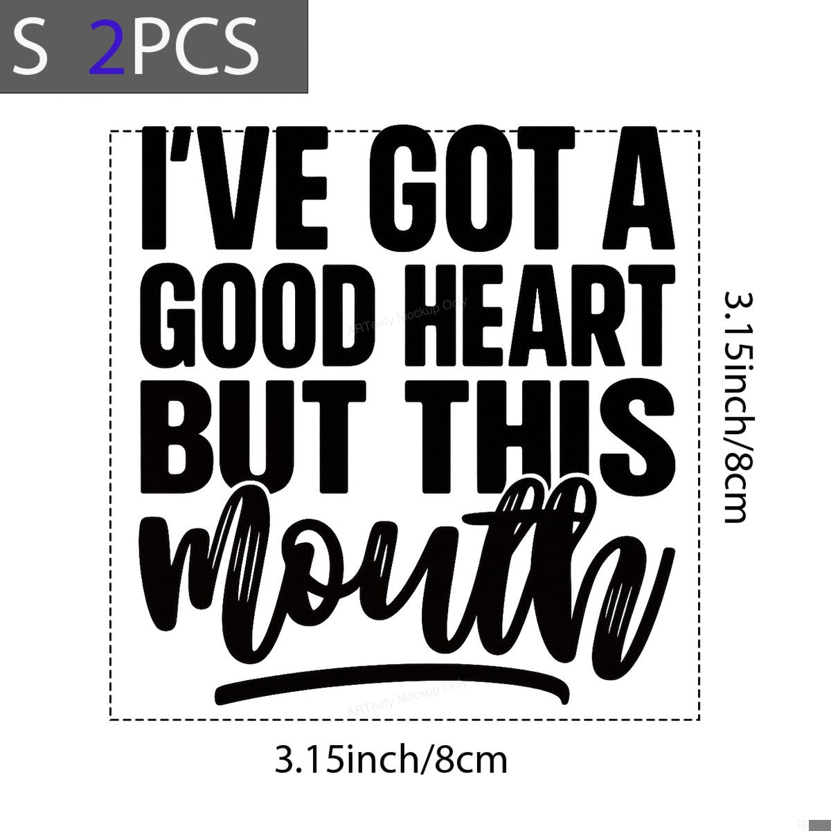 DTF Heat Transfer Iron On Sticker Iron On Transfers for T Shirts Funny Quote Design Heat Press Ready Graphics for Casual Wear Vintage Merchandise Clearance - 8