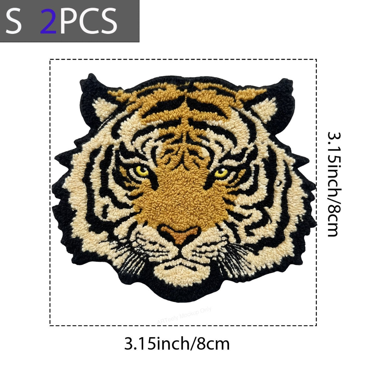 DTF Heat Transfer Iron On Sticker Iron On Heat Transfers Tiger Design for T Shirts Hoodies Sports Team Inspired Clearance - 8