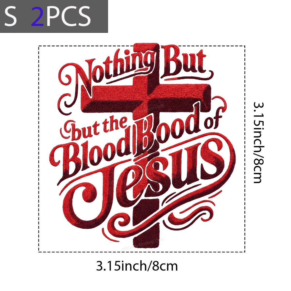 DTF Heat Transfer Iron On Sticker Iron On Heat Transfers Religious Cross Design Inspirational Apparel for T Shirts Hoodies Clearance - 8
