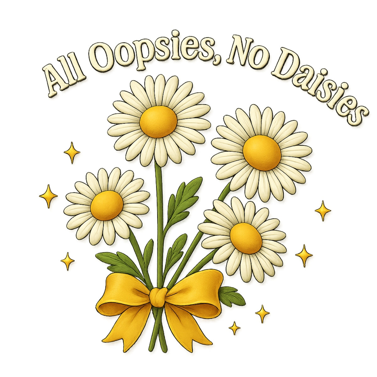 DTF Iron On Transfer for T-Shirts ， Retro Daisy Flower Graphic Heat Press Decal ，  Cute Aesthetic Floral Print ， DIY Heat Transfer for Shirts,  Tote Bags,  Hoodies