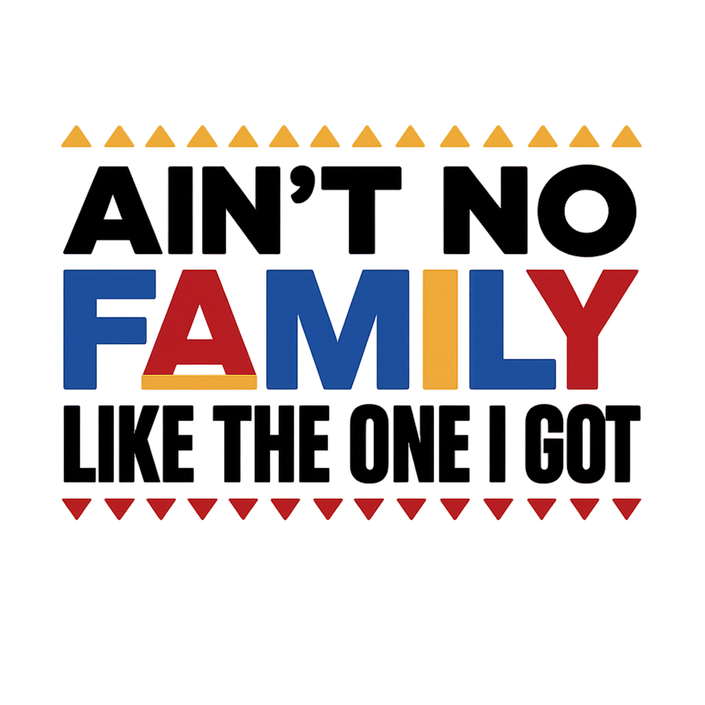 DTF Heat Transfer Iron On Sticker, Colorful Family Quote Graphic, for Family Reunion Apparel and Home Decor