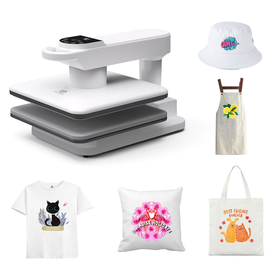 15''x15'' with Single Workbench- 360° Dual Auto Heat Press