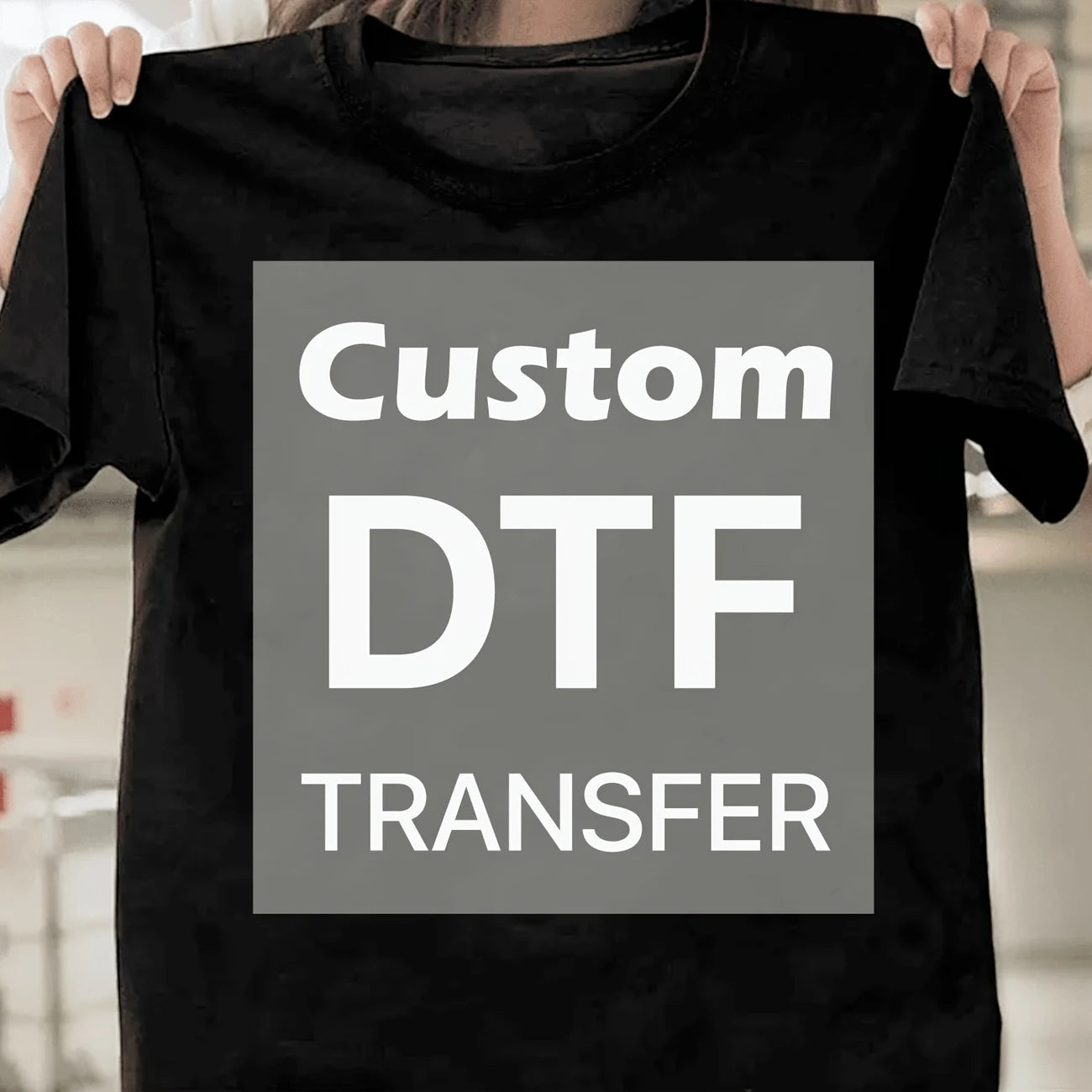 6PCS [8cm*8cm/3.2inch*3.2inch] Custom DTF Iron-On Transfers for Clothing & Bag