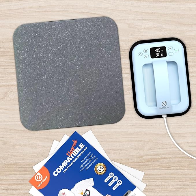 15"x15" Reversible Heat Press Mat for Cricut EasyPress/EasyPress 2 - Professional Insulating Pad for HTV Vinyl Transfer & Ironing Projects