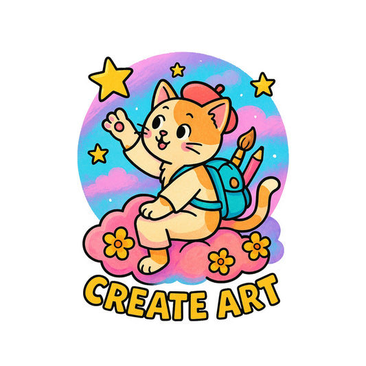 Little Explorer DTF Iron On Transfers for T-Shirts，Cute Astronaut, Cat Artist, and Starry Sky Boy Designs， Heat Press Ready DIY Patches for Clothes, Tote Bags, Hoodies