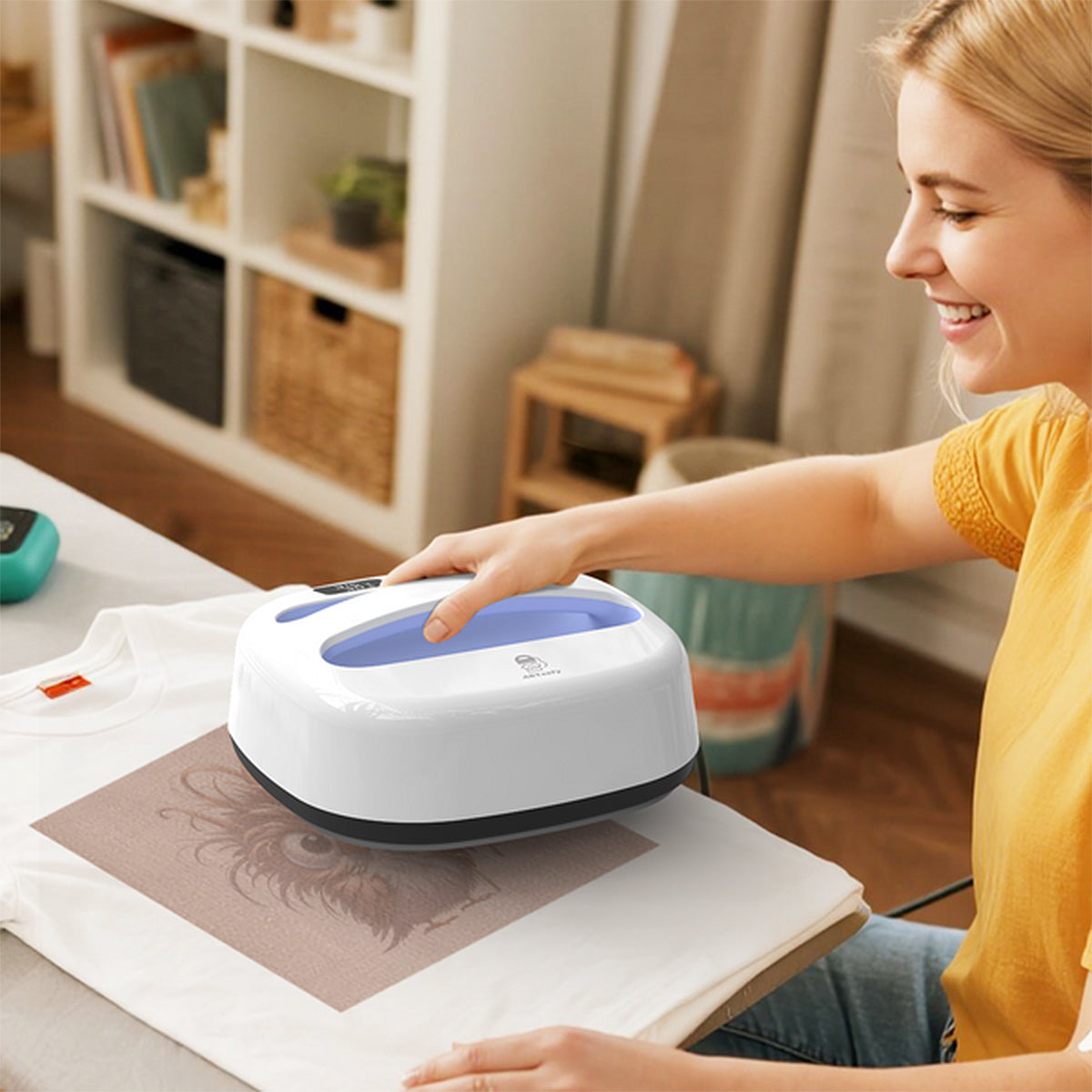 9''x9'' Heat Press Machine (Purple)