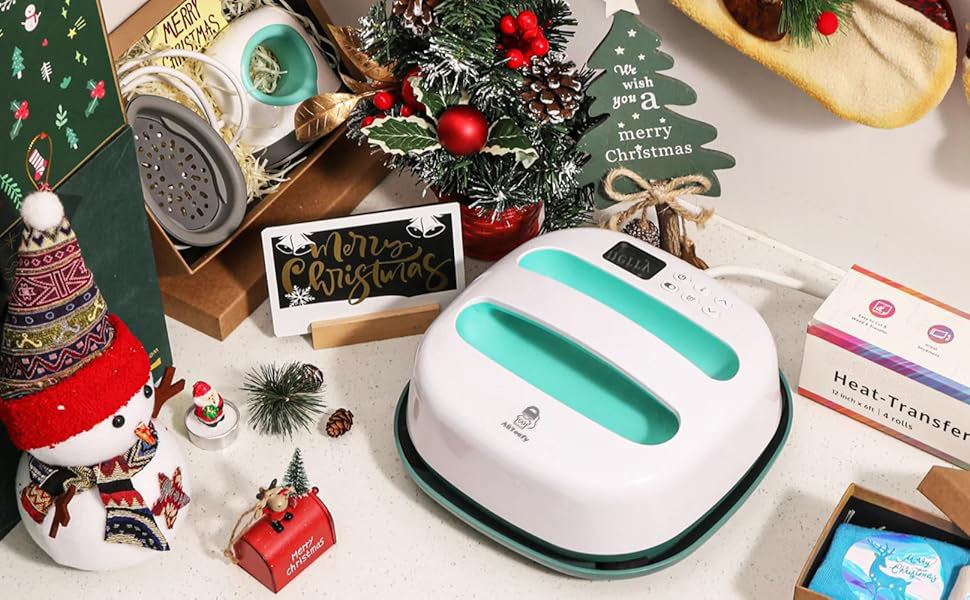 9''x9'' Heat Press Machine (Purple)