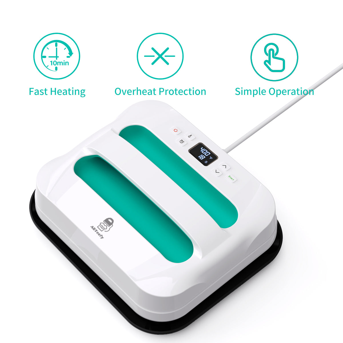 12''x10''Heat Press(Green)