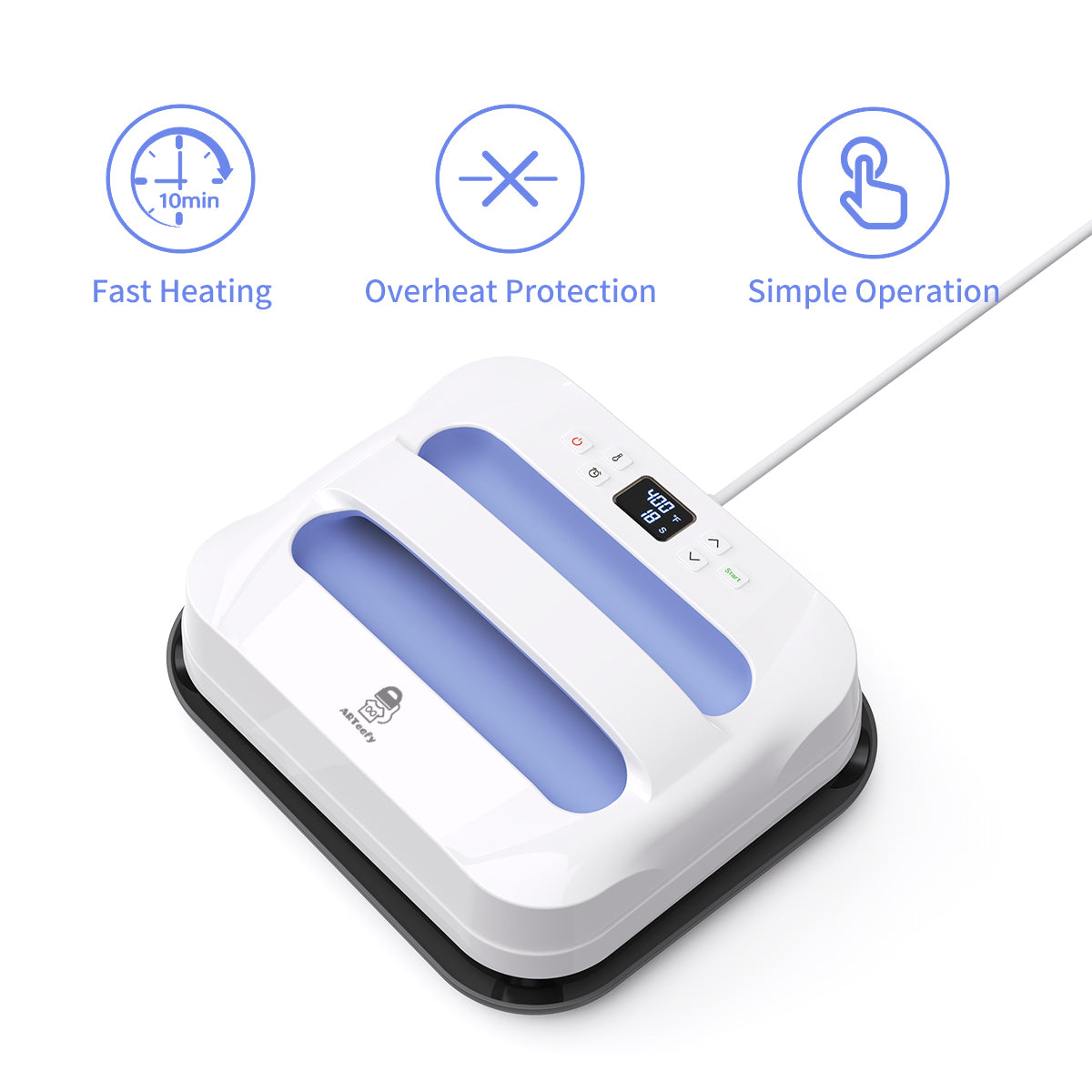 12''x10''Heat Press Machine (Purple)