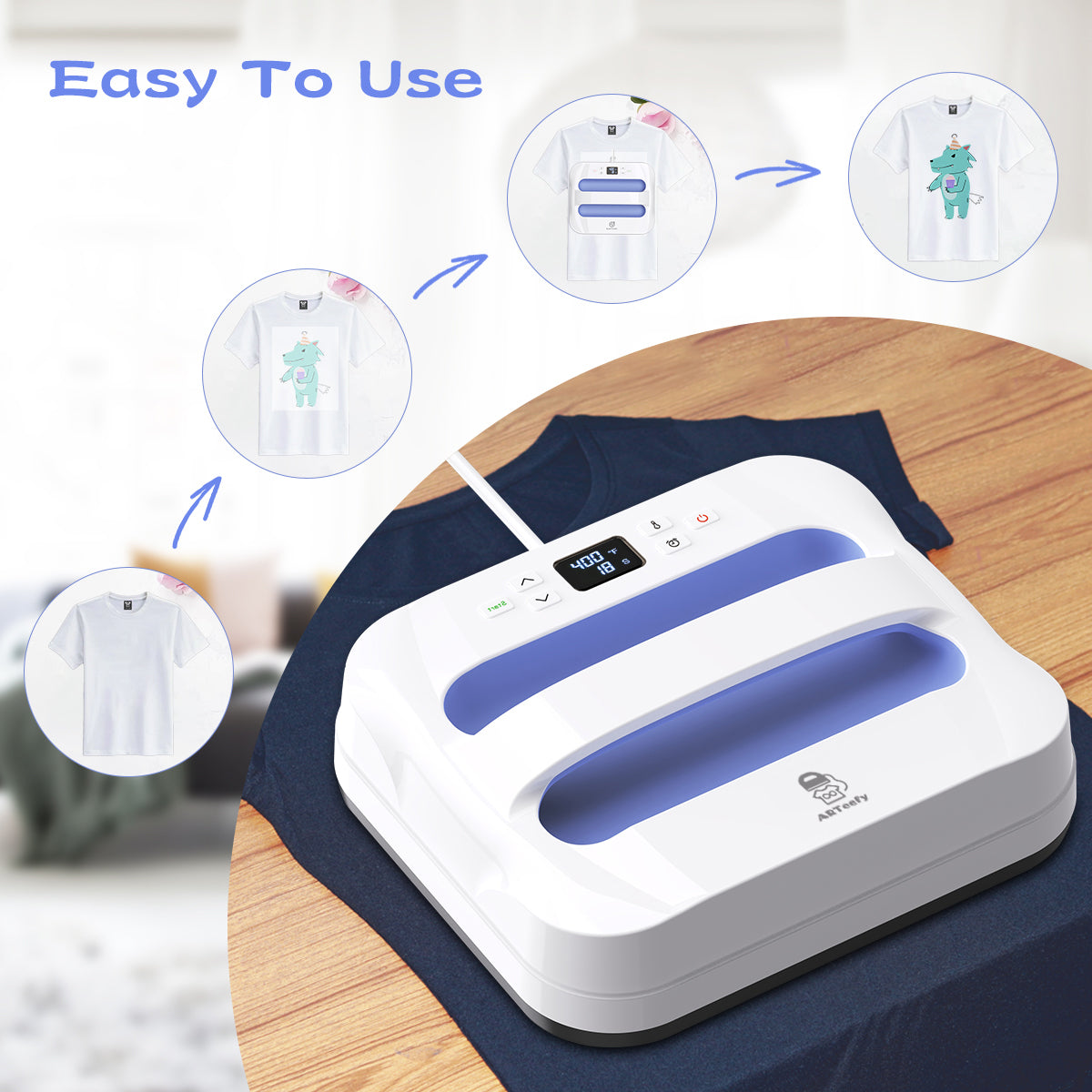 12''x10''Heat Press Machine (Purple)