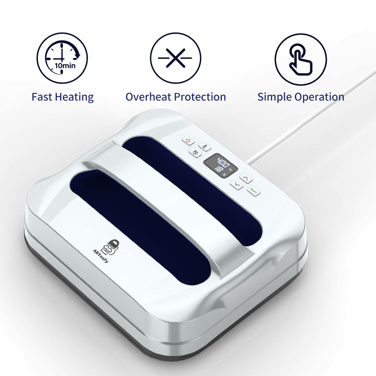 12''x10''Heat Press(Silver)