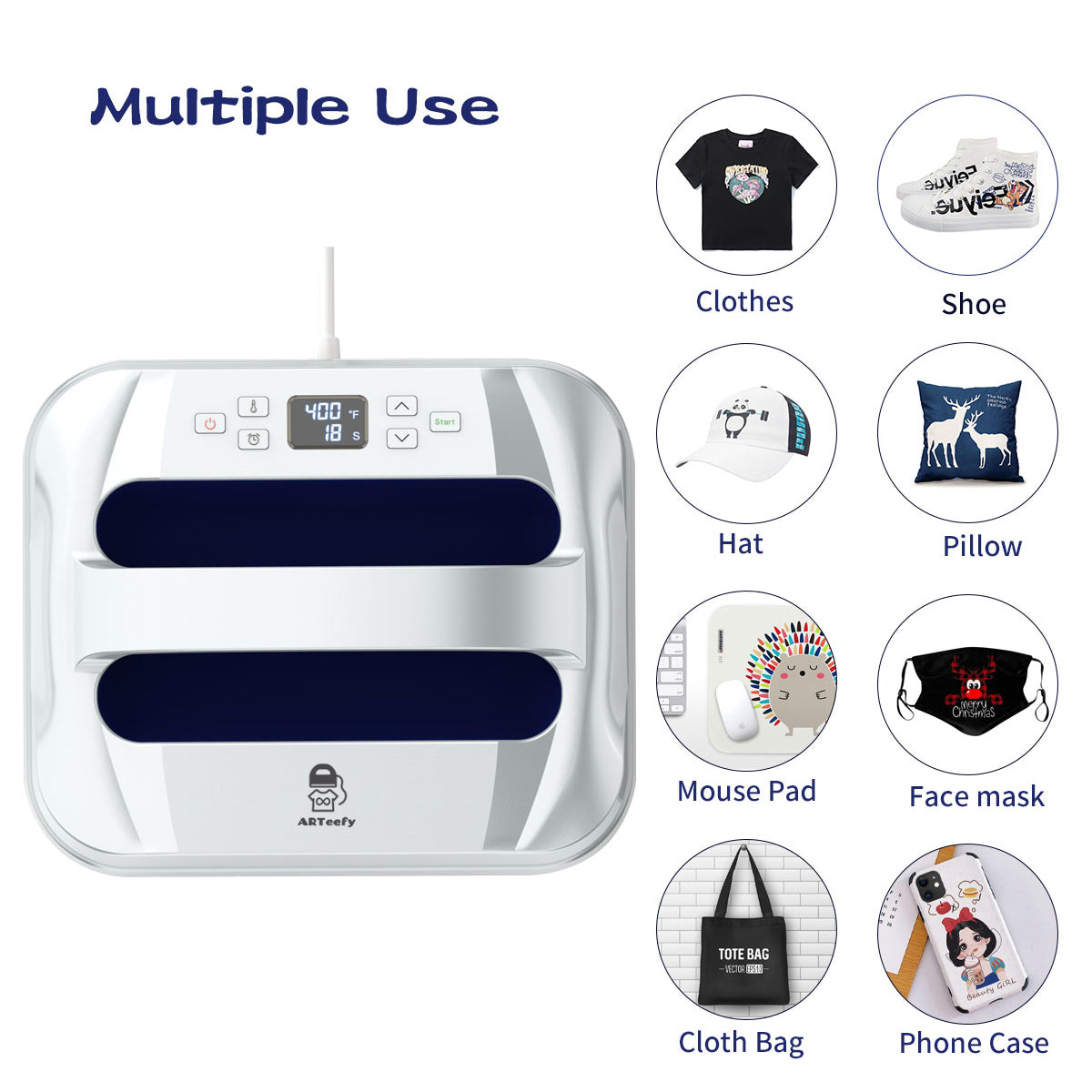 12''x10''Heat Press(Silver)