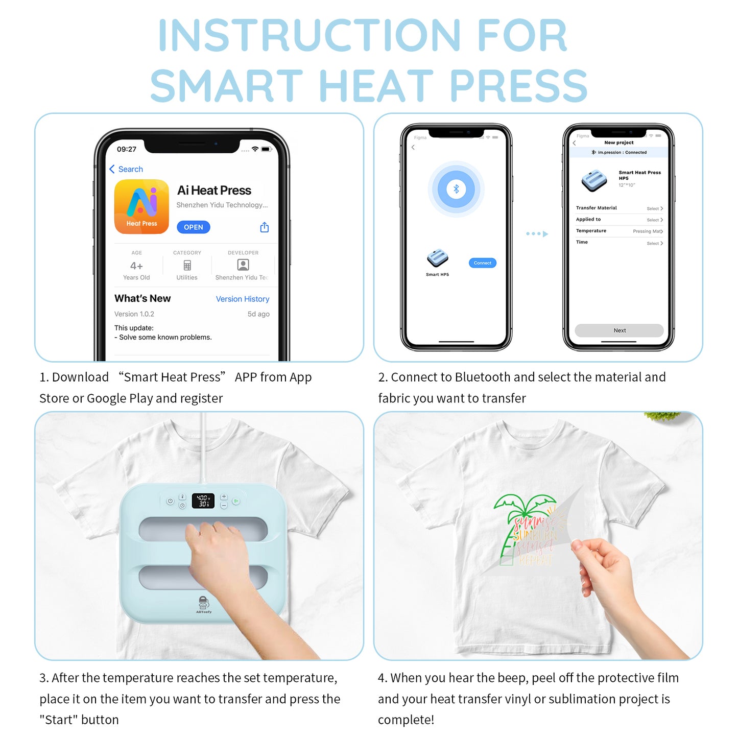 12''x10''(APP) Heat Press Machine
