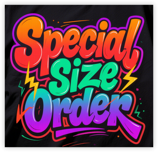 【Special Size Order】Custom DTF Iron-On Transfers for Clothing & Bag